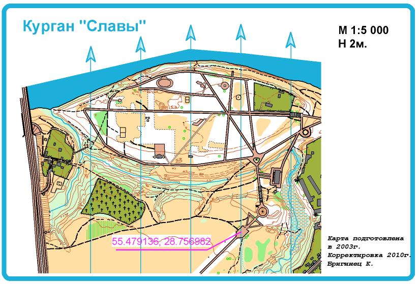 Карта курган славы